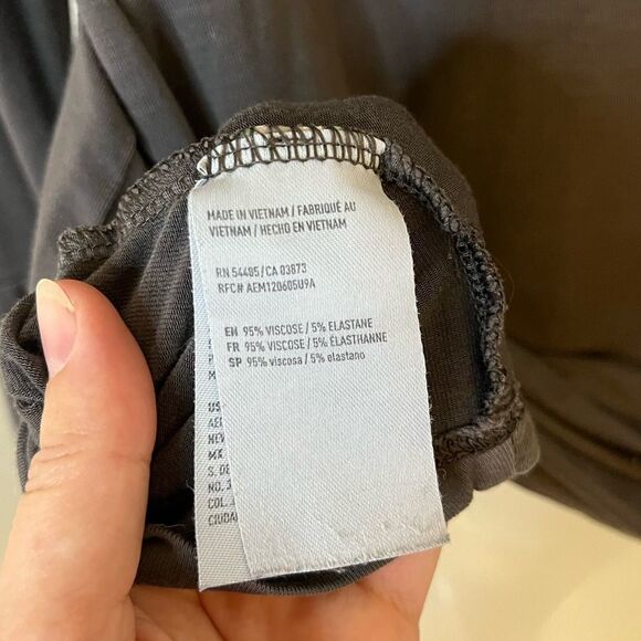 American Eagle Soft & Sexy Gray Long Sleeve Tee Size XS - Picture 6 of 7